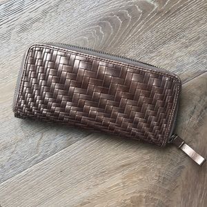 Gold Metallic Clutch